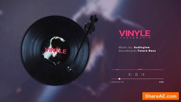 Videohive Vinyl Music Visualizer Videohive Vinyl Music Visualizer