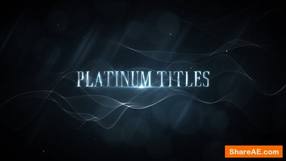 Videohive Platinum Luxury Titles