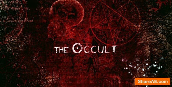 Videohive The Occult - Horror Story Opener Videohive The Occult - Horror Story Opener