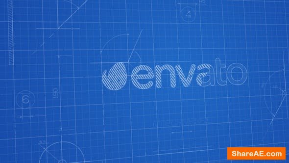 Videohive BluePrint Logo Videohive BluePrint Logo