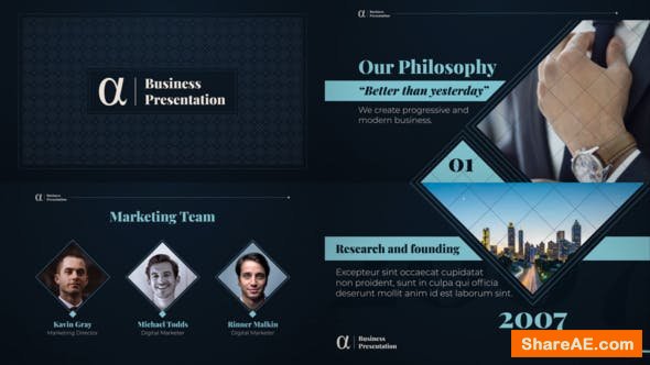 Videohive Alpha Business Presentation Videohive Alpha Business Presentation