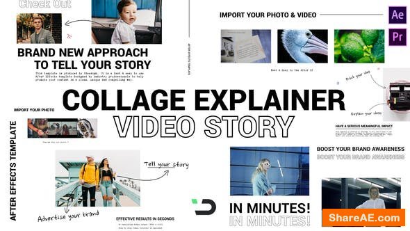 Videohive Collage Explainer Video Story