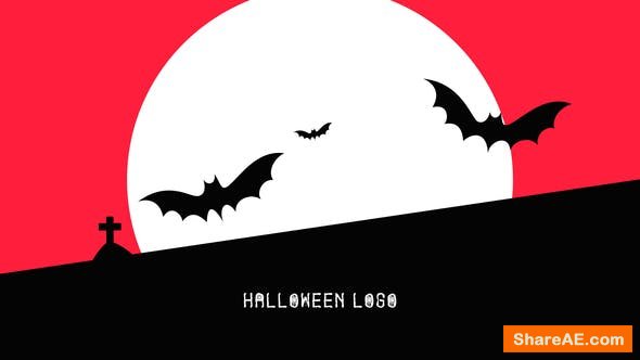 Videohive Flat Halloween Logo Videohive Flat Halloween Logo