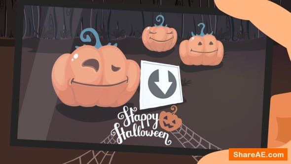 Videohive Funny Pumpkins - Halloween Intro Videohive Funny Pumpkins - Halloween Intro