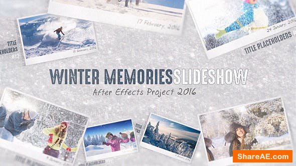 Videohive Winter Memories Videohive Winter Memories