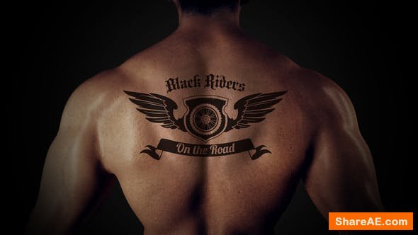 Videohive Tattoo Logo Reveal Videohive Tattoo Logo Reveal