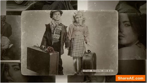 Videohive Vintage Photo Slideshow 23438454
