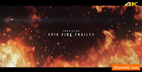 Videohive Epic Fire Trailer