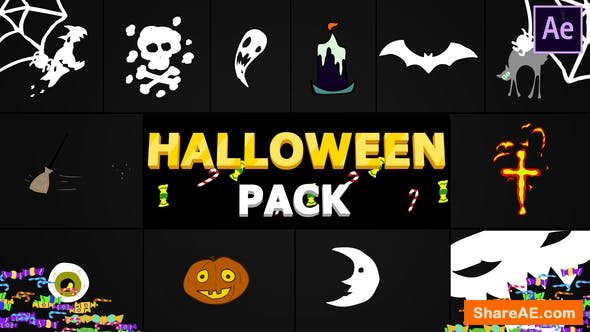 Videohive Halloween Elements | After Effects Videohive Halloween Elements | After Effects