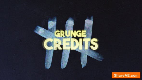 Videohive Grunge Credits Videohive Grunge Credits