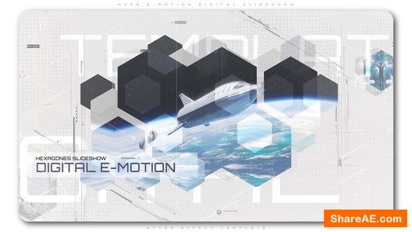 Videohive Hexa E Motion Digital Slideshow