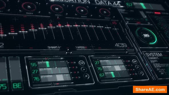 Videohive FUI HUD Design Elements Videohive FUI HUD Design Elements