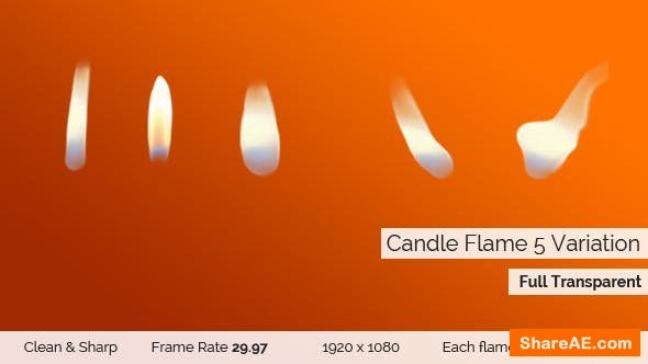 Videohive Candle Flame 5 Variation - Motion Graphics Videohive Candle Flame 5 Variation - Motion Graphics