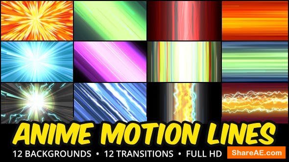 Videohive Anime Motion Lines Background Pack - Motion Graphics Videohive Anime Motion Lines Background Pack - Motion Graphics