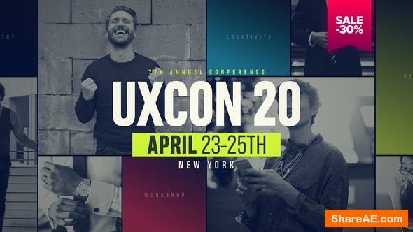 Videohive UXConference // Event Promo Videohive UXConference // Event Promo