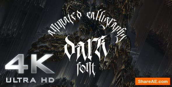Videohive Helloween Dark Font Videohive Helloween Dark Font