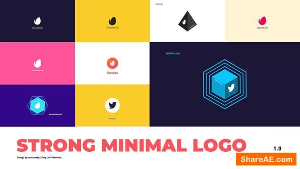 Videohive Strong Minimal Logo Videohive Strong Minimal Logo