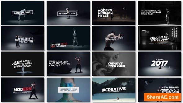 Videohive Minimal Art Titles - Premiere Pro 21488099