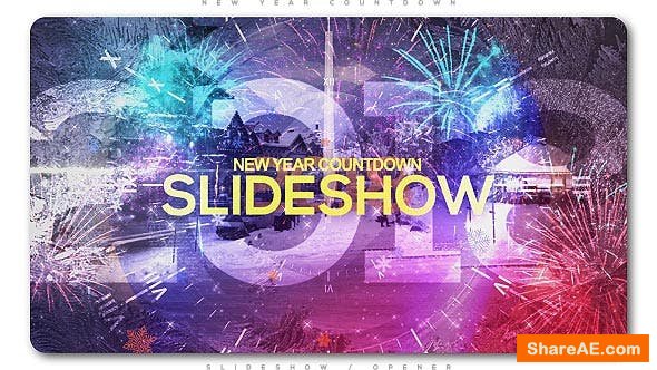 Videohive New Year Countdown Slideshow | Opener