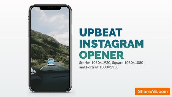 Videohive Upbeat Instagram Opener
