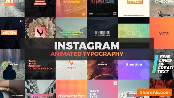 Videohive Instagram Typography Videohive Instagram Typography