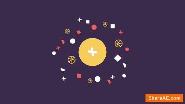 Videohive Abstract Flat Logo Animation