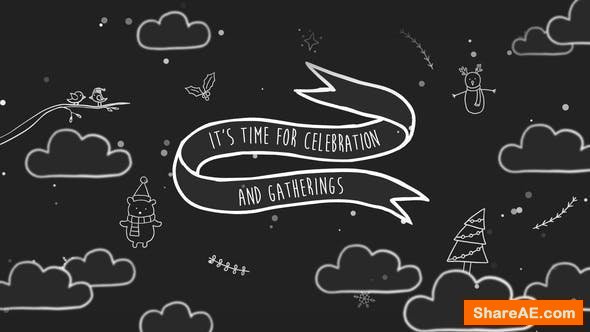 Videohive Christmas Cartoon Greeting Videohive Christmas Cartoon Greeting