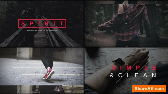 Videohive Spirit // Glitch Noisy Project