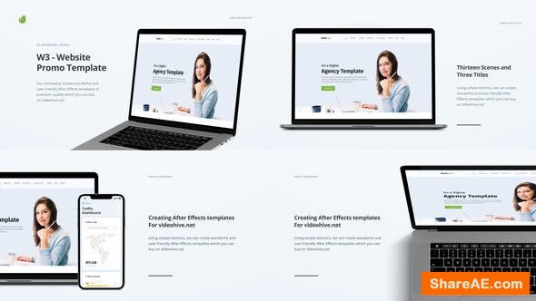 Videohive W3 - Website Promo