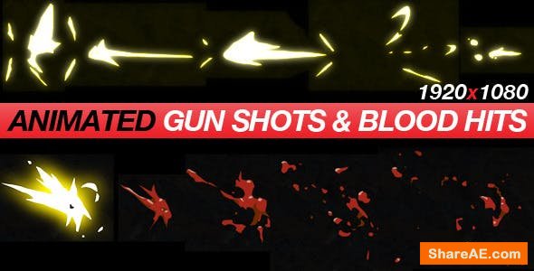 Videohive Gun Shots & Blood Hits - Anime Action Essentials - Motion Graphic Videohive Gun Shots & Blood Hits - Anime Action Essentials - Motion Graphic