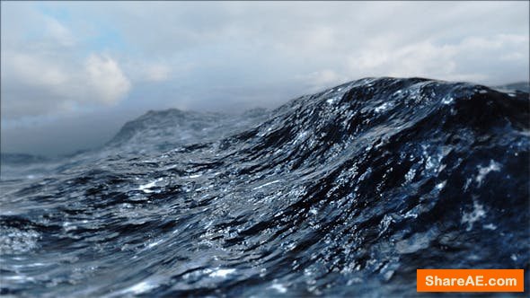 Videohive Rough Sea Loop 3D - Motion Graphic Videohive Rough Sea Loop 3D - Motion Graphic
