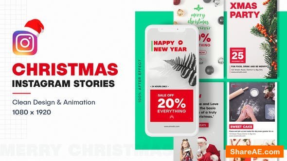 Videohive Christmas Instagram Stories 25121405 Videohive Christmas Instagram Stories 25121405