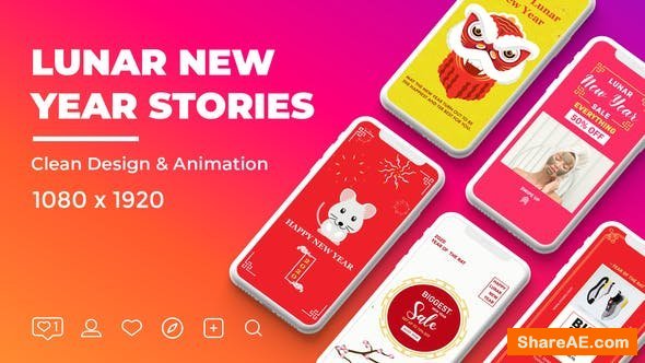 Videohive Lunar New Year Instagram Stories