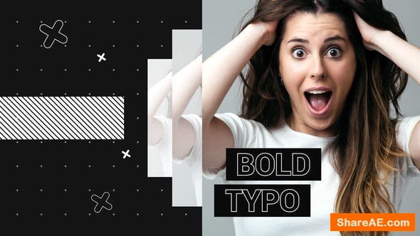Videohive Bold Typo Opener 23329936
