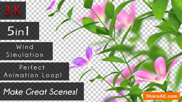 Videohive Wonderful Flowers - Motion Graphics