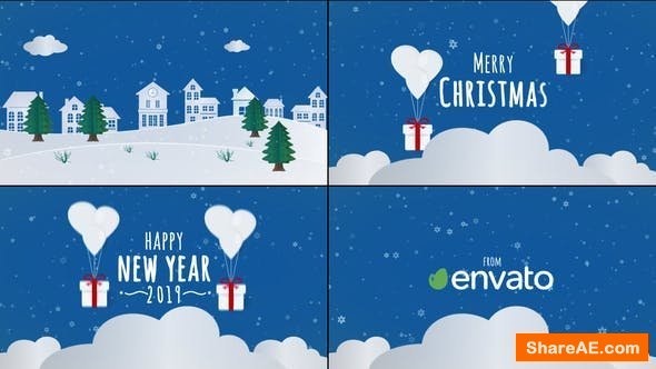 Videohive Christmas Card 23047535