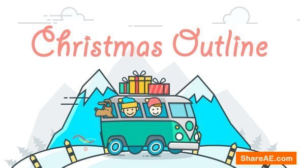 Videohive Christmas Outline Videohive Christmas Outline