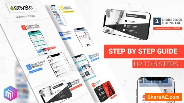 Videohive How To Use - Step by Step Guide. Smartphone Version Videohive How To Use - Step by Step Guide. Smartphone Version