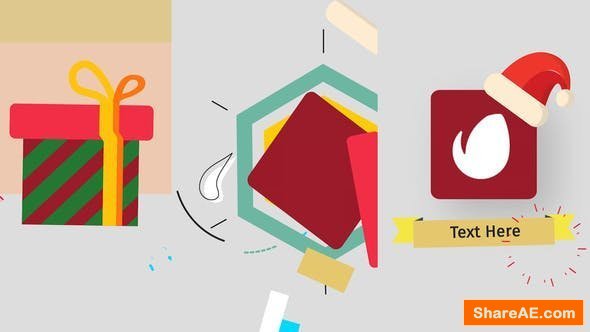 Videohive Christmas Minimal Logo Videohive Christmas Minimal Logo