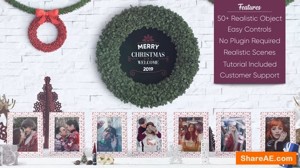 Videohive Christmas Photo Gallery 22936104 Videohive Christmas Photo Gallery 22936104