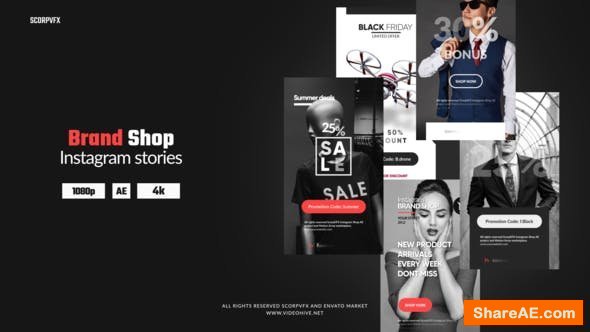 Videohive Instagram Stories - Brand Shop Videohive Instagram Stories - Brand Shop