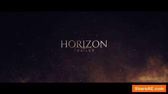 Videohive Horizon Trailer Videohive Horizon Trailer