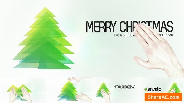 Videohive Touch Christmas Video Greeting Card
