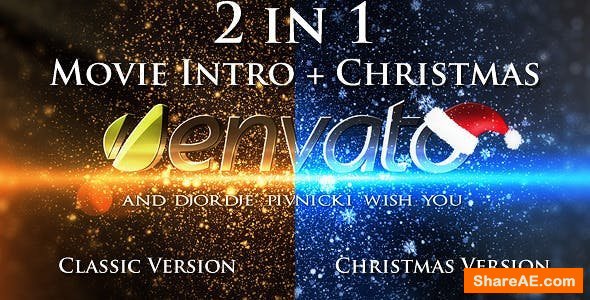 Videohive Movie Intro + Christmas Intro Project - 2 in 1 Videohive Movie Intro + Christmas Intro Project - 2 in 1