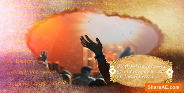 Videohive 3D ThanksGiving Slideshow Videohive 3D ThanksGiving Slideshow