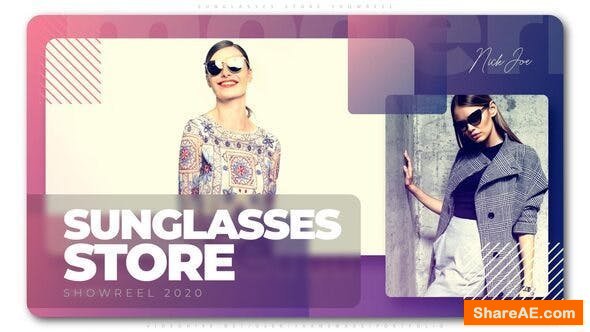 Videohive Sunglasses Store Showreel Videohive Sunglasses Store Showreel