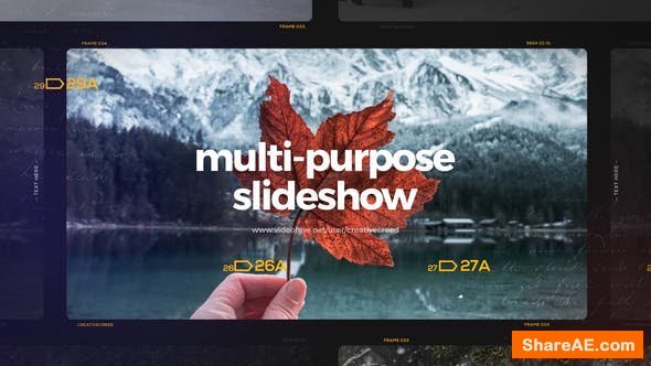 Videohive Multipurpose Slideshow 25266688 Videohive Multipurpose Slideshow 25266688