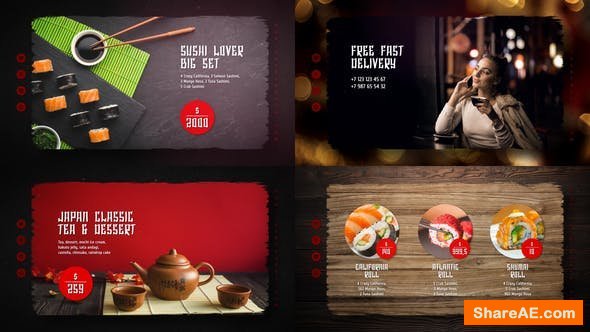 Videohive Sushi House Menu Videohive Sushi House Menu