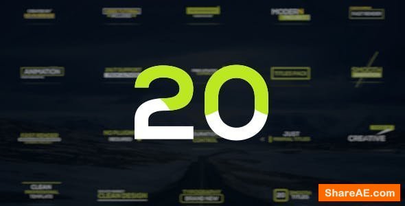 Videohive Minimal Titles v2 Videohive Minimal Titles v2