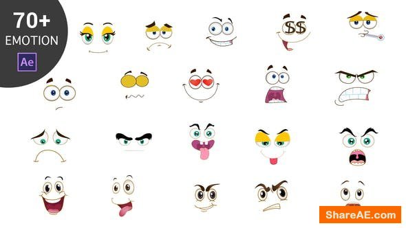 Videohive Cartoon Emoticons Pack Videohive Cartoon Emoticons Pack